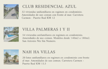LOTES RESIDENCIALES EN VENTA, CIUDAD DEL CARMEN CAMPECHE
